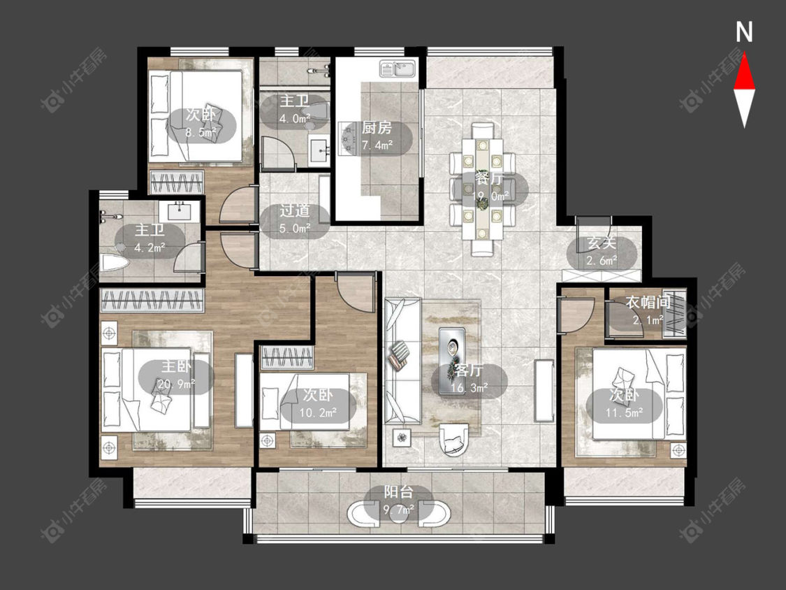 常州桃李东方在售二手房源户型图_小牛看房