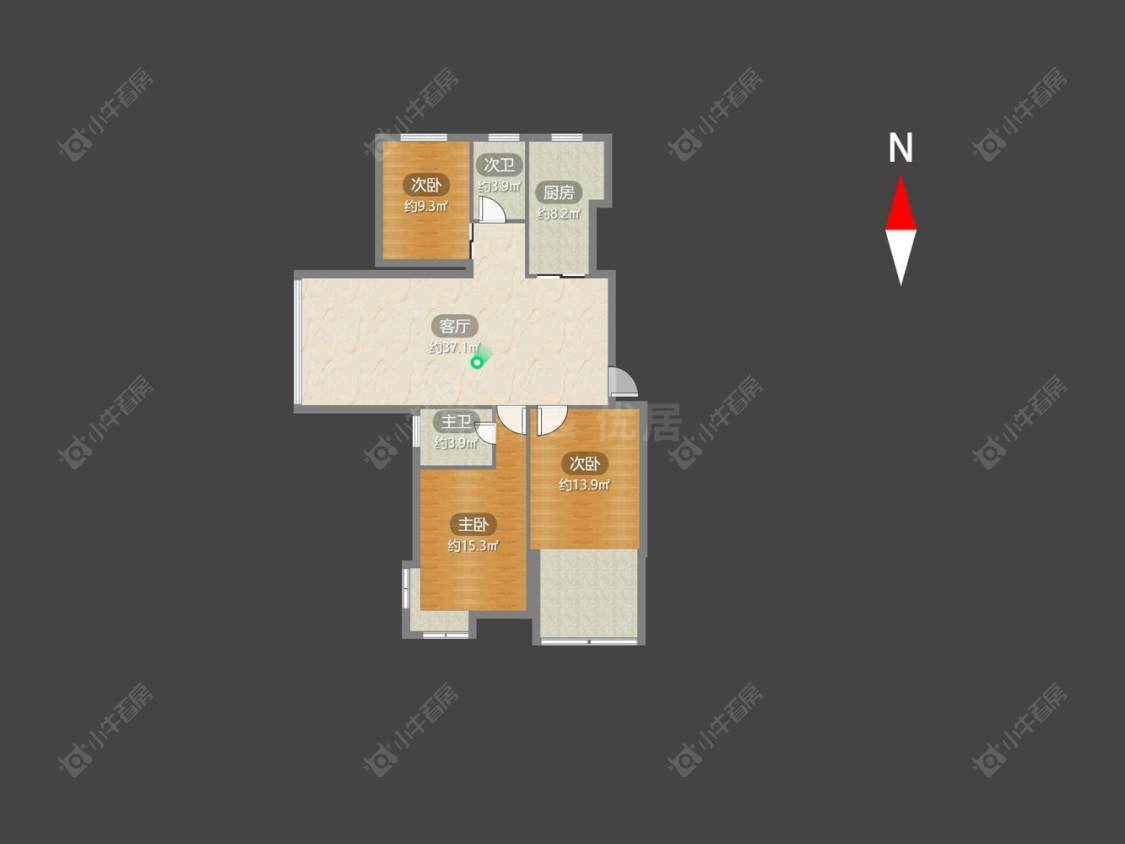 怀德名园房源户型图 常州怀德名园在售二手房源户型图_小牛看房