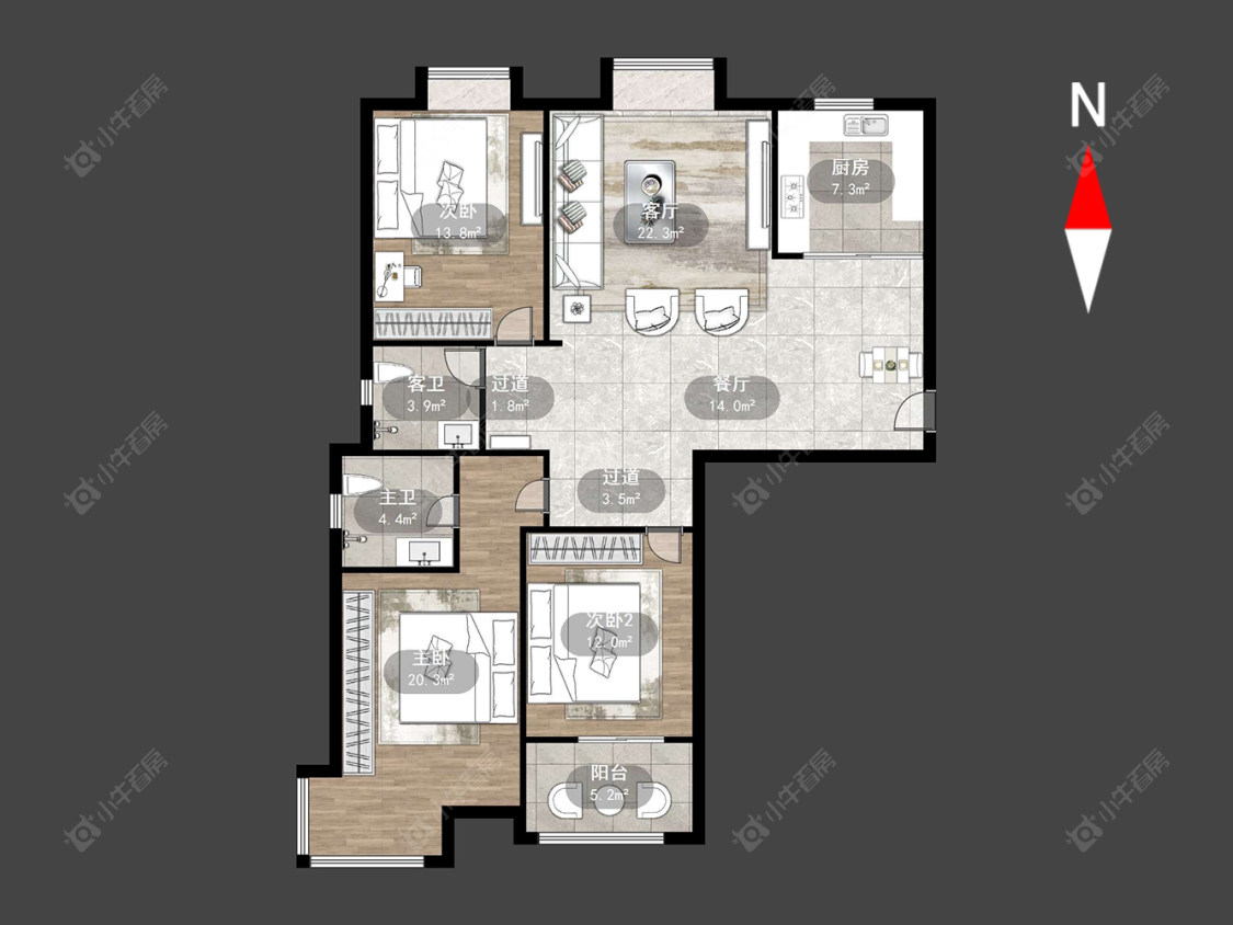 祥龙苑房源户型图 常州祥龙苑在售二手房源户型图_小牛看房