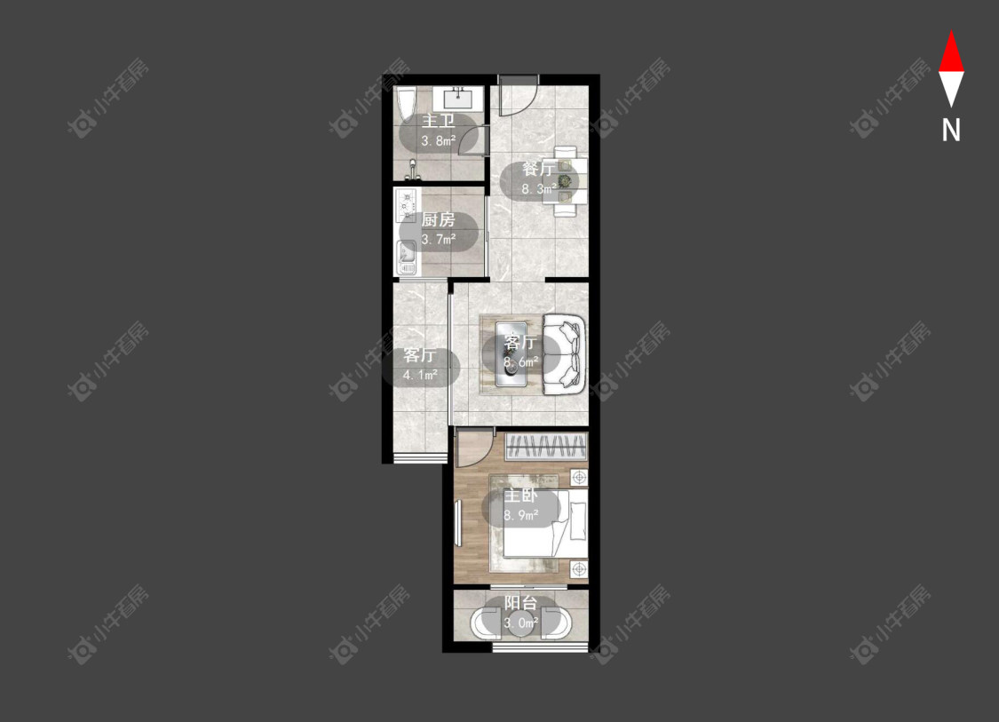 常州九洲玺在售二手房源户型图_小牛看房