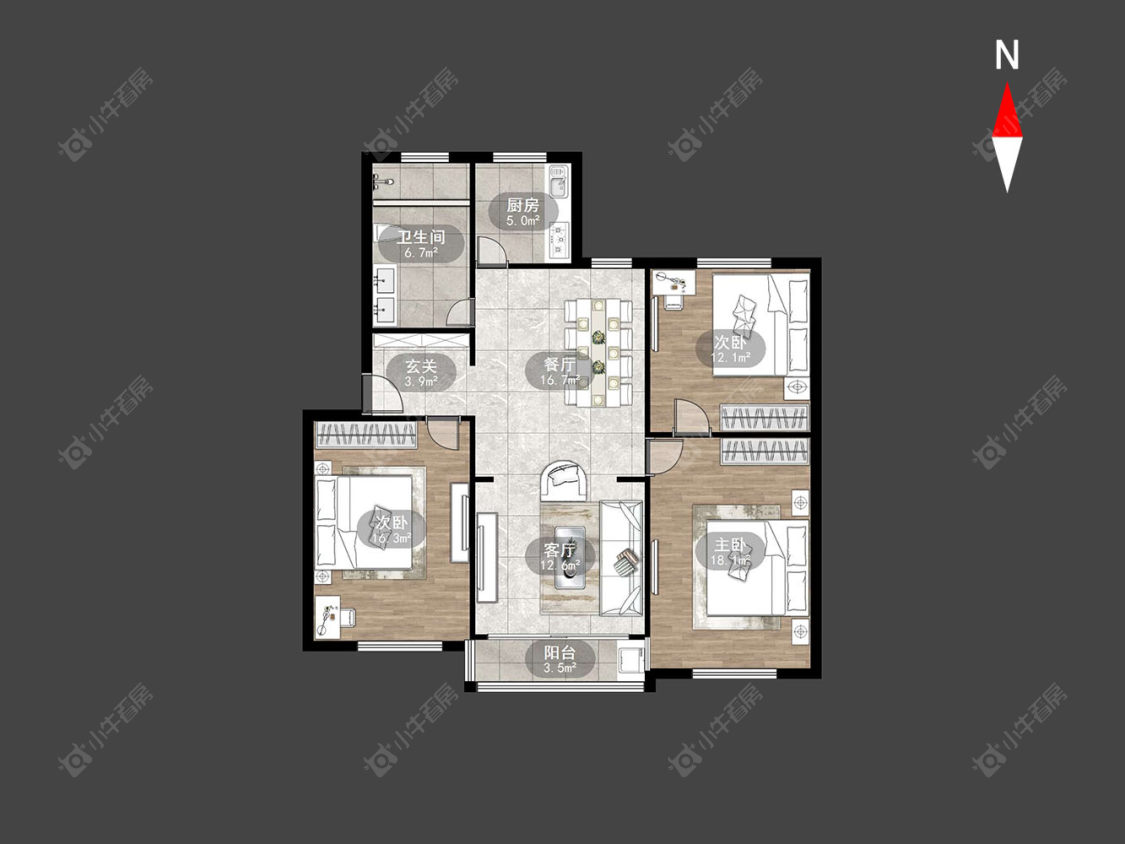 常州翠竹新村南区在售二手房房源户型图_小牛看房