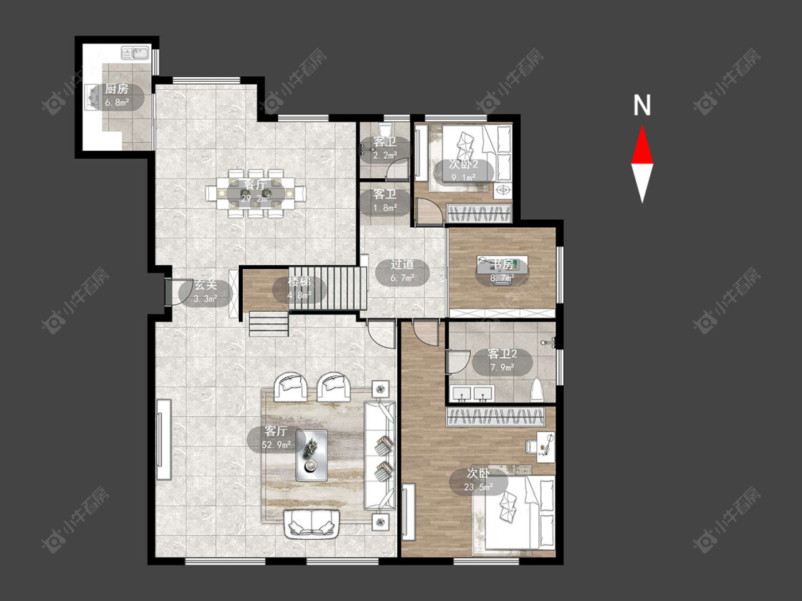 常州金地天际在售二手房源户型图_小牛看房