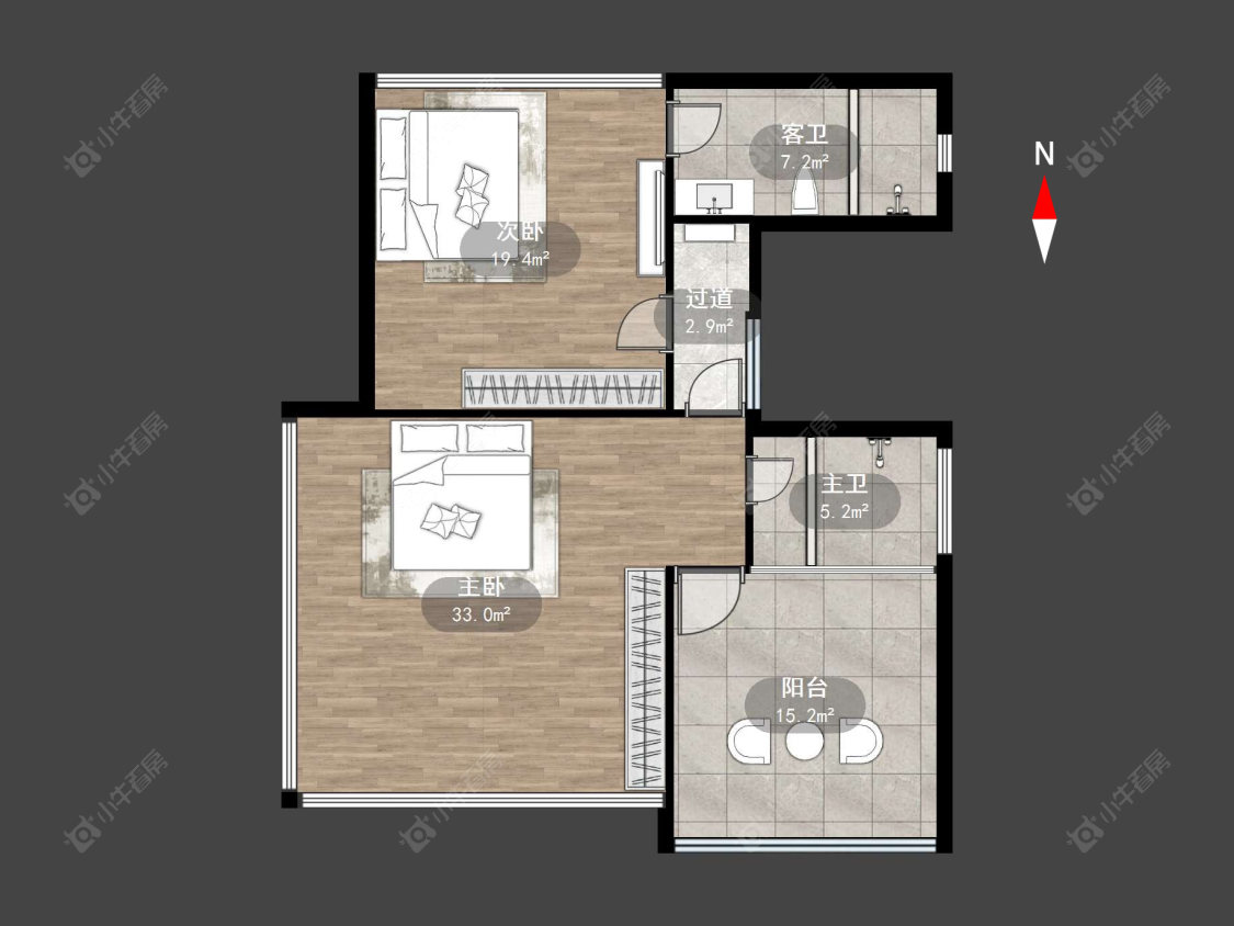 常州美池度假村在售二手房源户型图_小牛看房