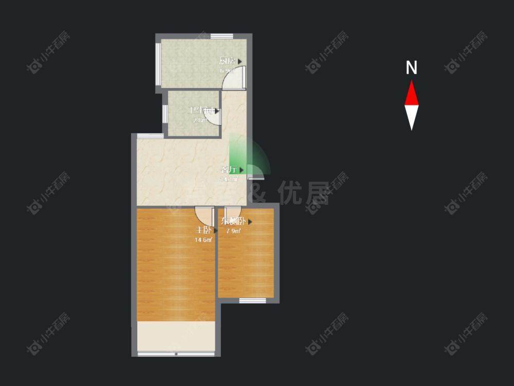 富都花苑南苑房源户型图 常州富都花苑南苑在售二手房源户型图_小牛看房