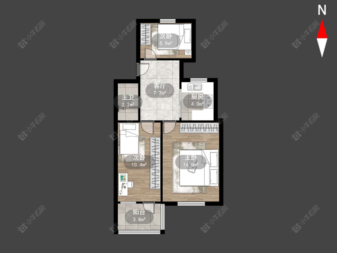 常州东头村(钟楼)在售二手房源户型图_小牛看房