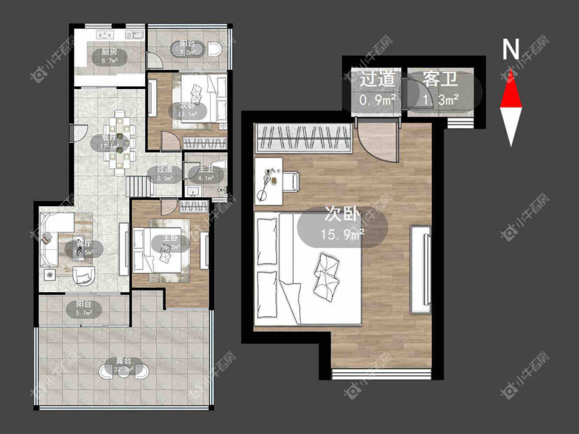 常州中天名园在租房源室内图_小牛看房