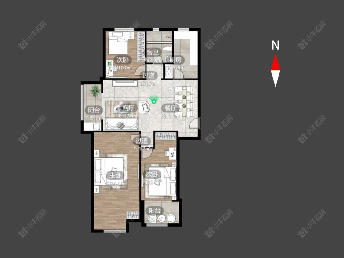 常州清水湾花园二期在售二手房源_小牛看房