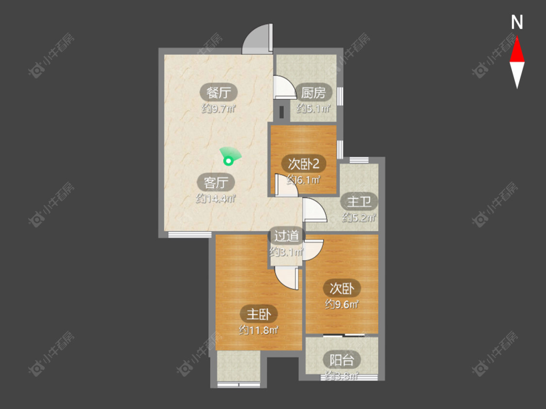 常州常发豪郡在售二手房源户型图_小牛看房