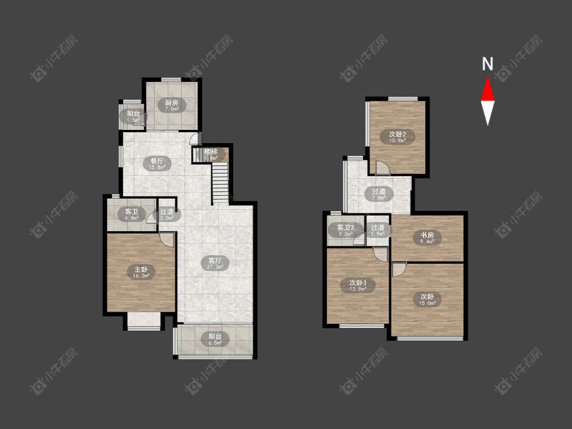 常州润德半岛在售二手房房源户型图_小牛看房