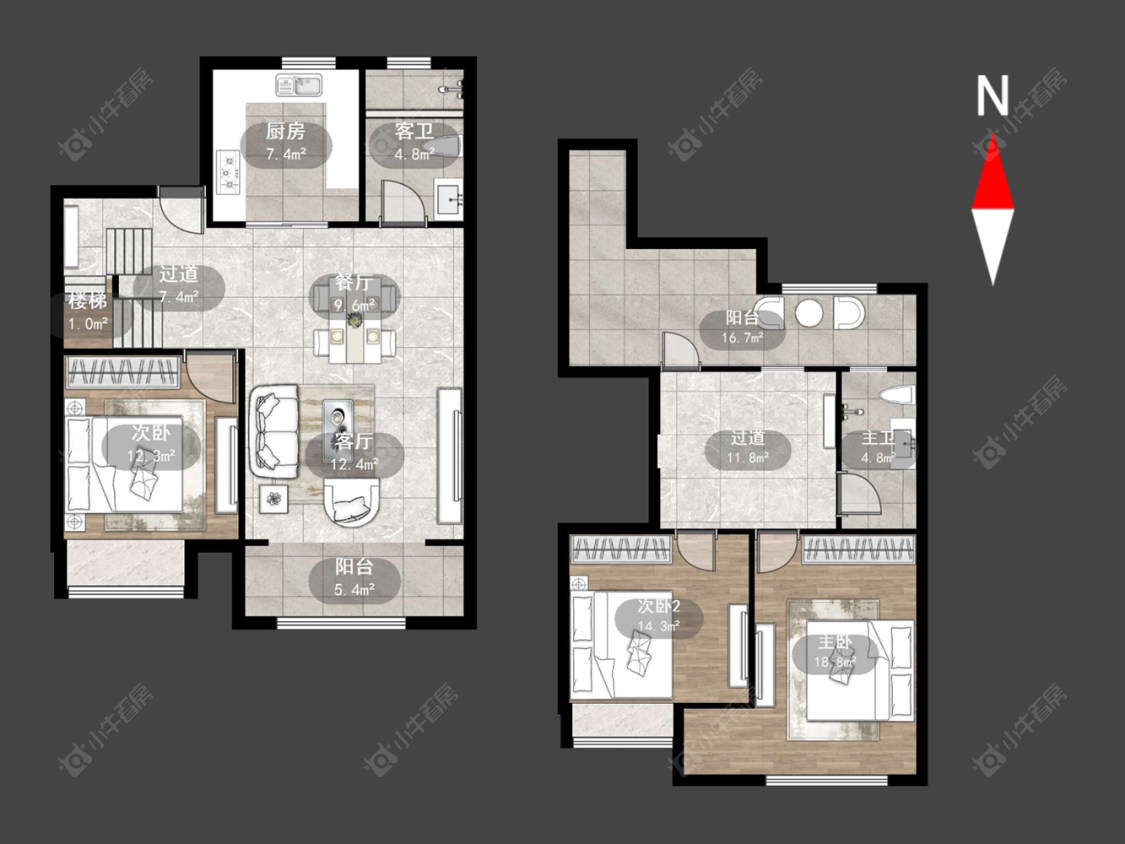 嘉宏空港国际星光城房源户型图 常州嘉宏空港国际星光城在售二手房源户型图_小牛看房
