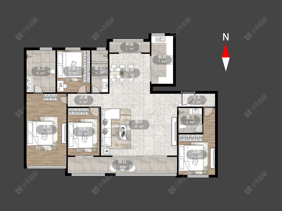 中建招商龙宸壹号房源户型图 常州中建招商龙宸壹号在售二手房源户型图_小牛看房