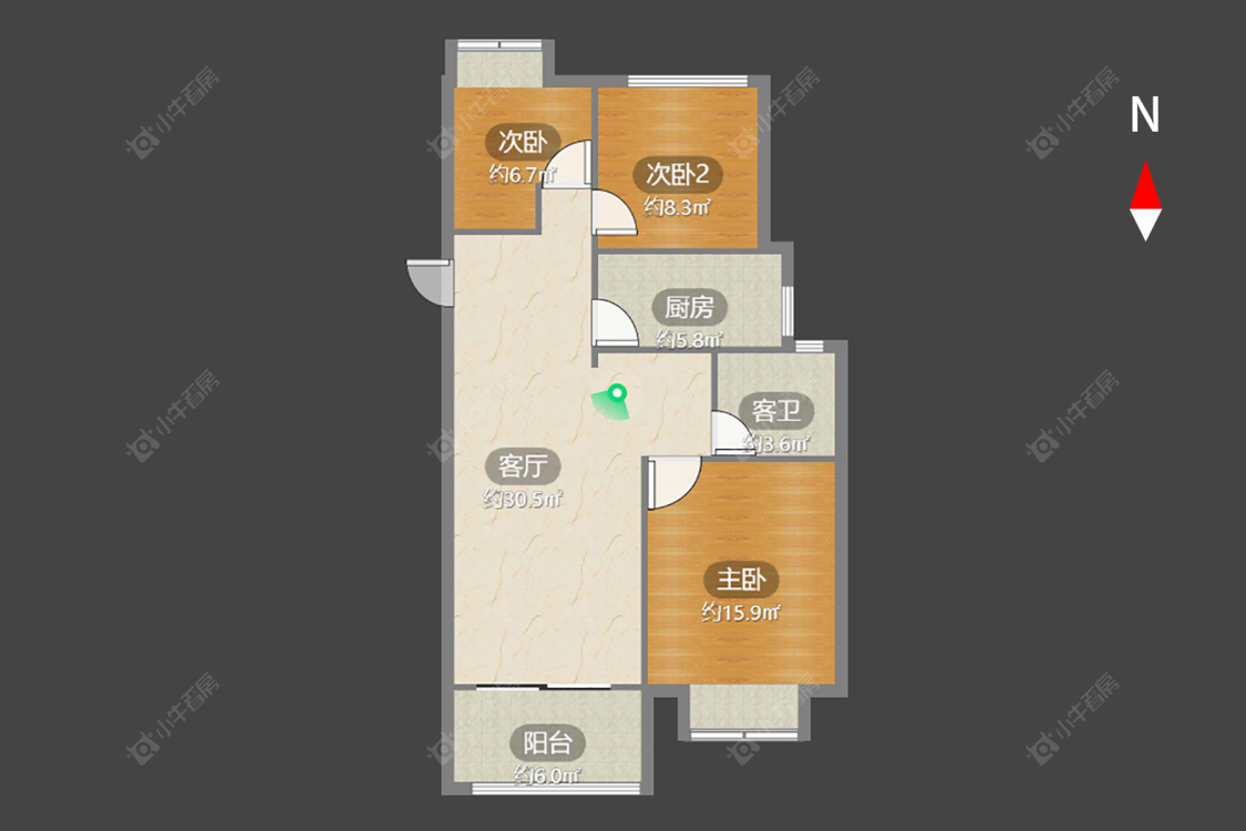 常州新城郡未来在售二手房源户型图_小牛看房