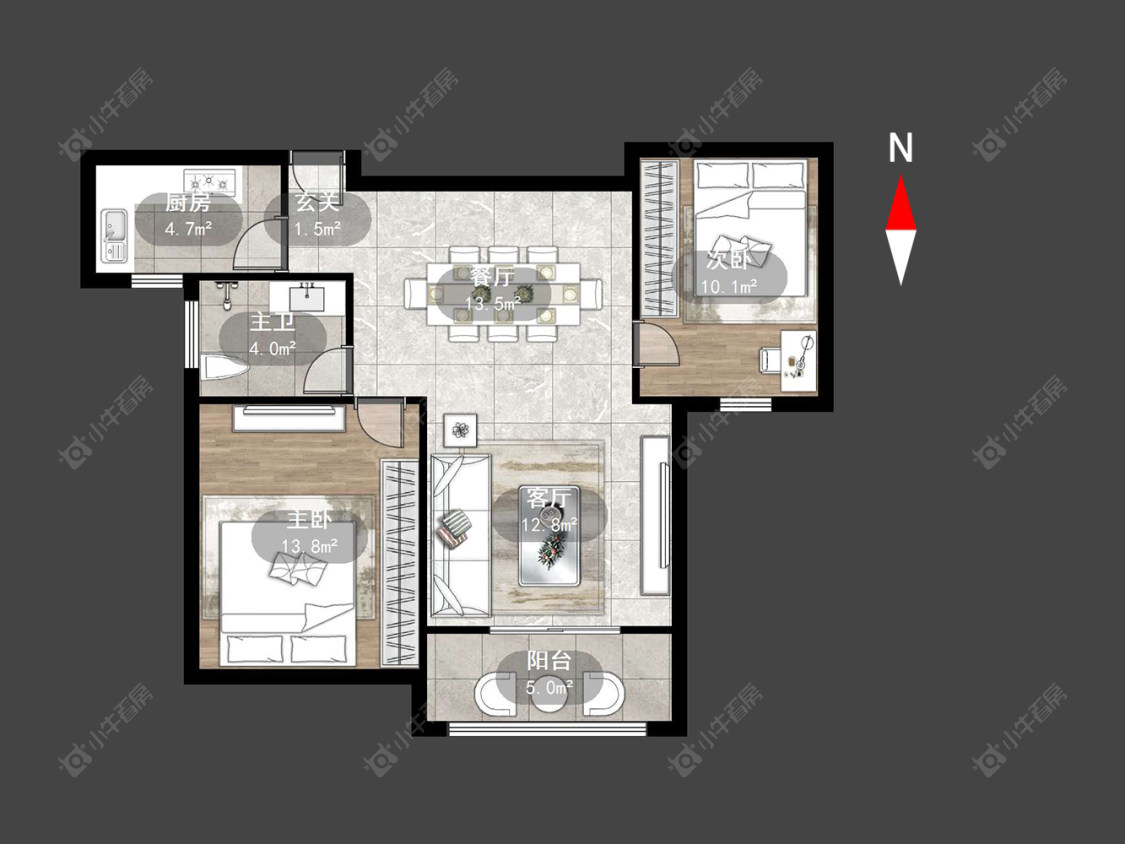 常州嘉禾尚郡在售二手房源户型图_小牛看房