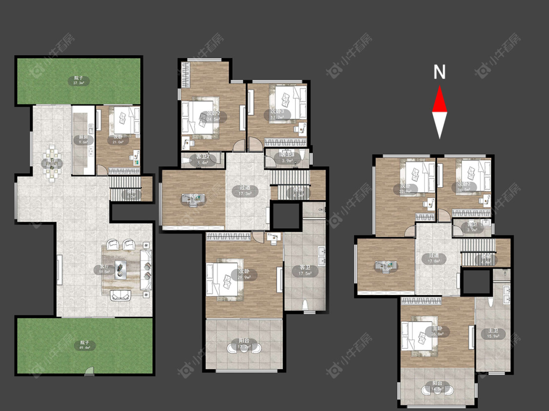 常州大名城北区在售二手房源户型图_小牛看房