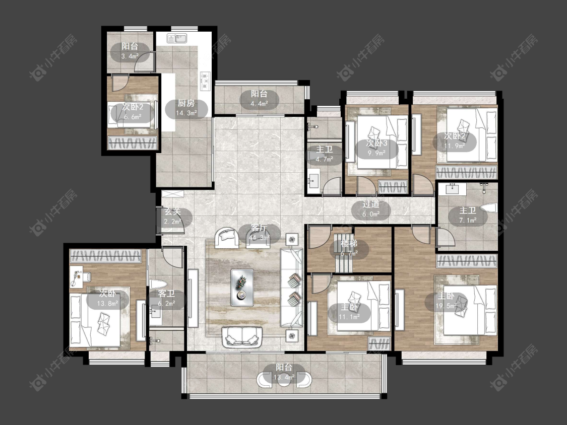 丹阳碧桂园樾府在售二手房源户型图_小牛看房