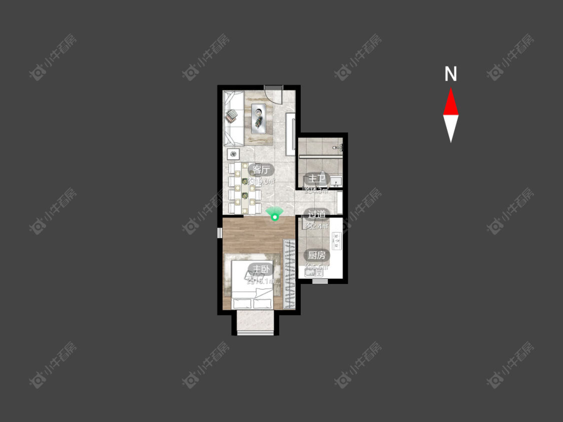 常州金鼎公寓在售二手房房源户型图_小牛看房