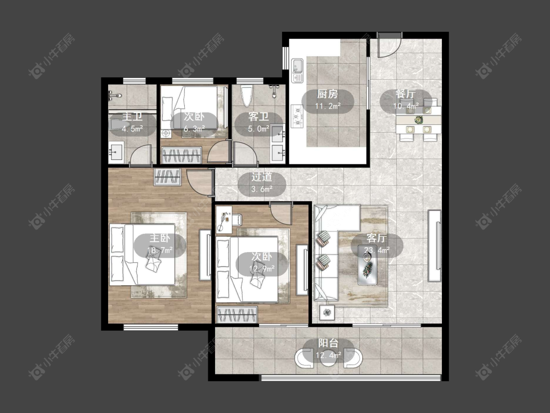 中南熙悦城中南二期房源户型图 丹阳中南熙悦城中南二期在售二手房源户型图_小牛看房