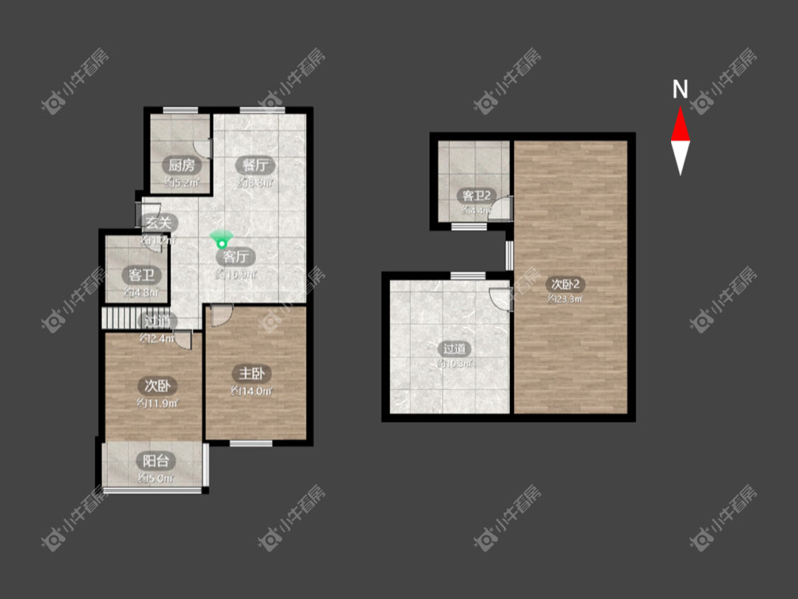 常州银苑小区3室2厅2卫出租_小牛看房