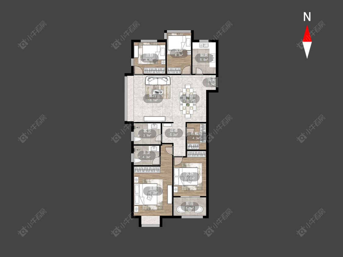 常州阳光龙庭在售二手房房源户型图_小牛看房