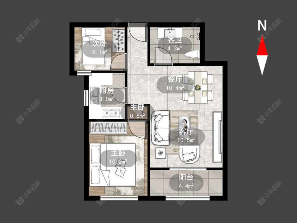 泰盈八千里房源户型图 常州泰盈八千里在售二手房源户型图_小牛看房