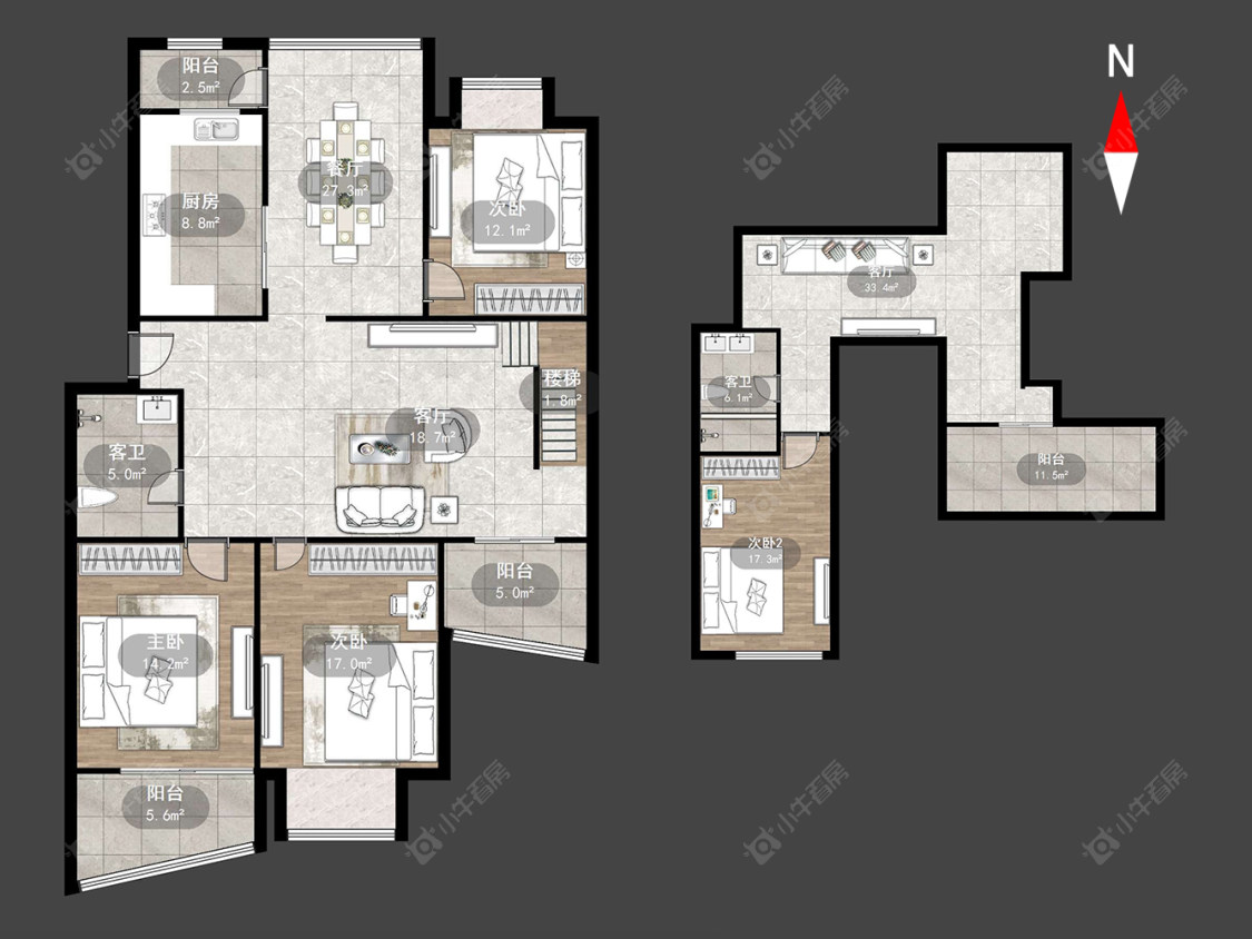 福满园房源户型图 常州福满园在售二手房源户型图_小牛看房