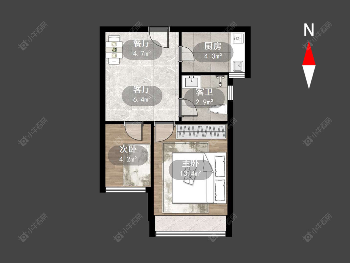 常州名仕佳园在售二手房源户型图_小牛看房