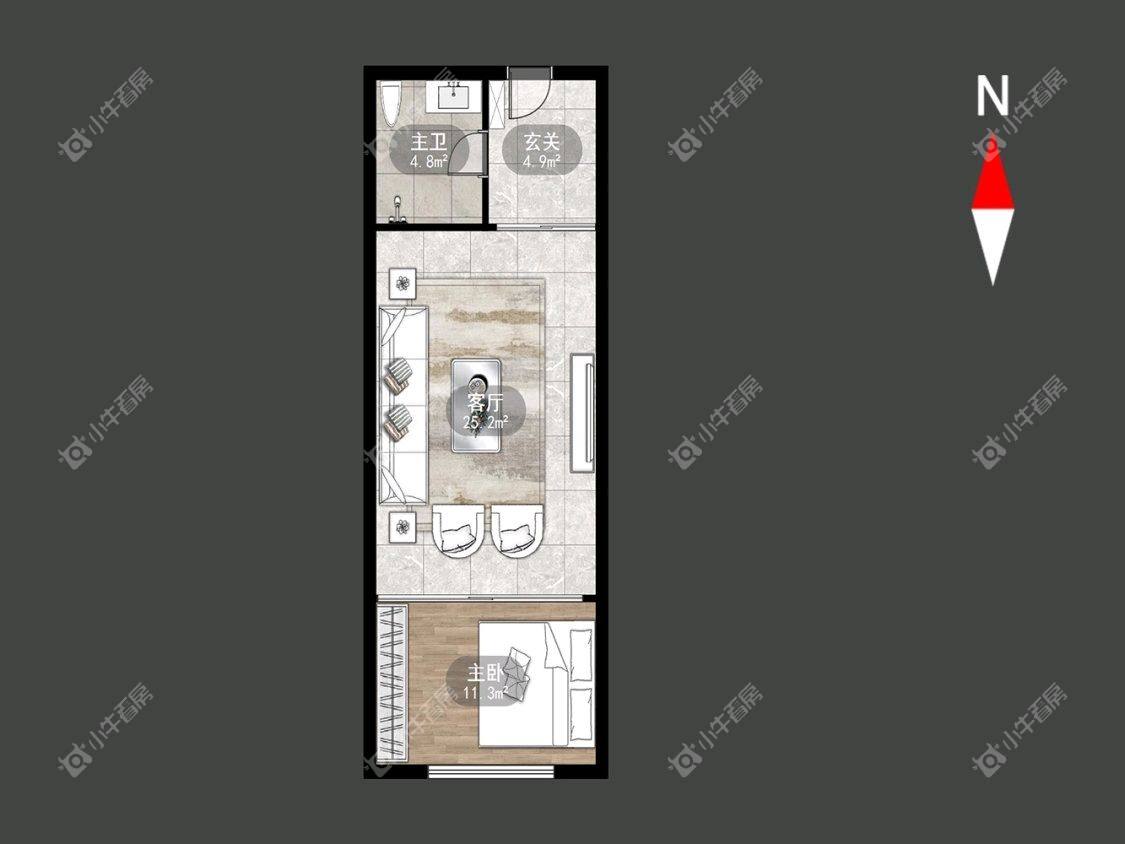常州丰臣国际广场在租房源户型图_小牛看房