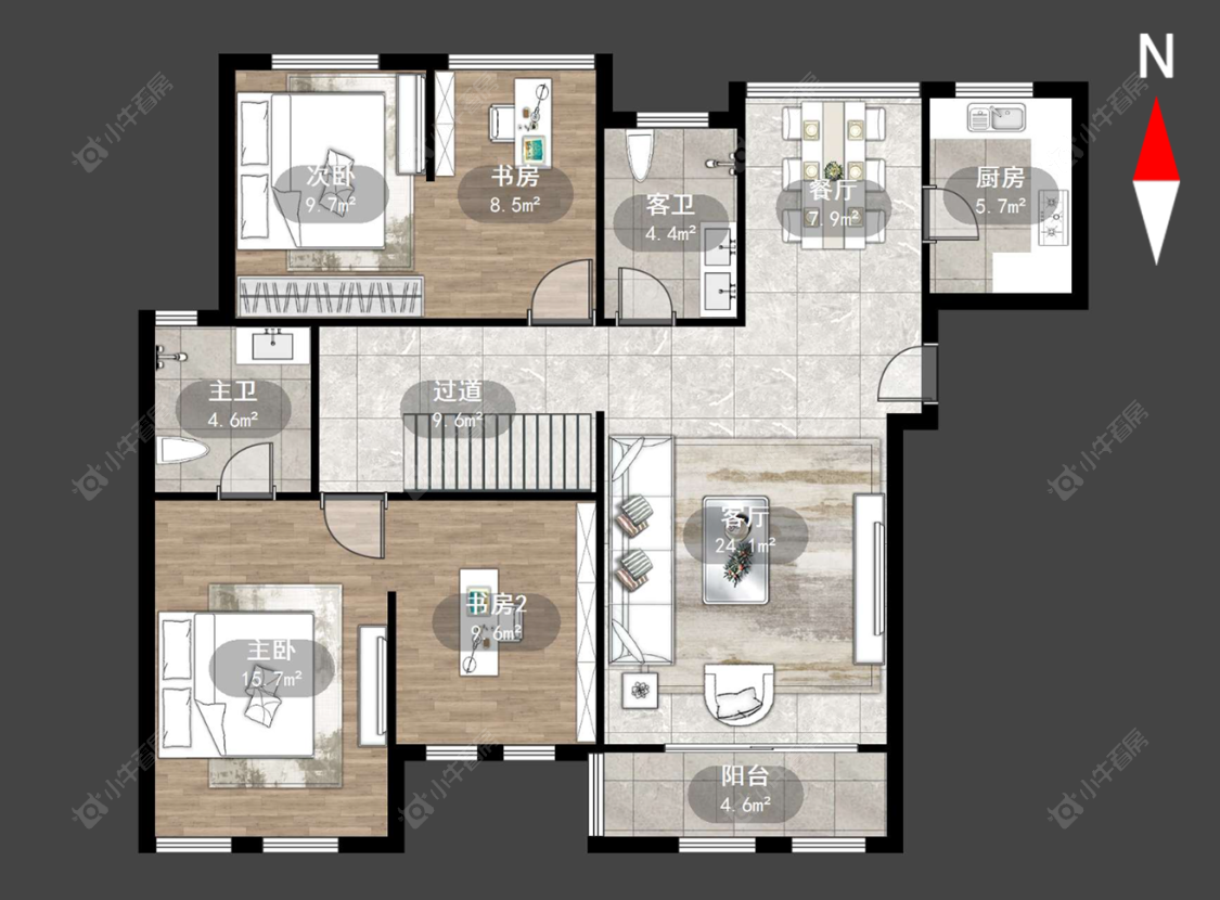 常州聚怡花园北区在售二手房源户型图_小牛看房