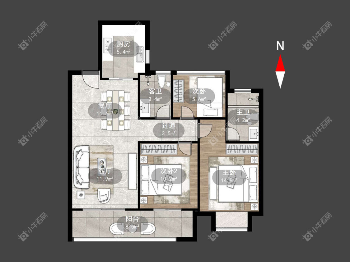 常州蓝光晶曜在租房源_小牛看房