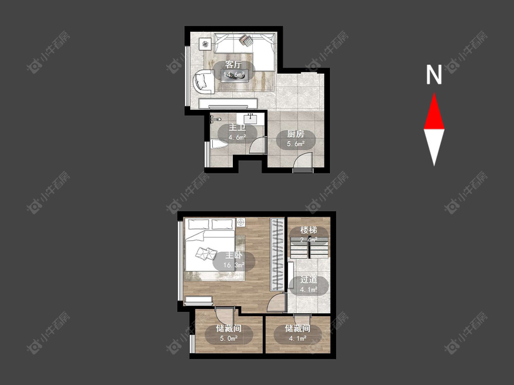 常州新城公馆综合楼在售二手房源户型图_小牛看房