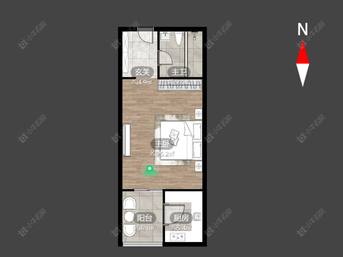新北万达广场房源户型图 常州新北万达广场在售二手房源户型图_小牛看房