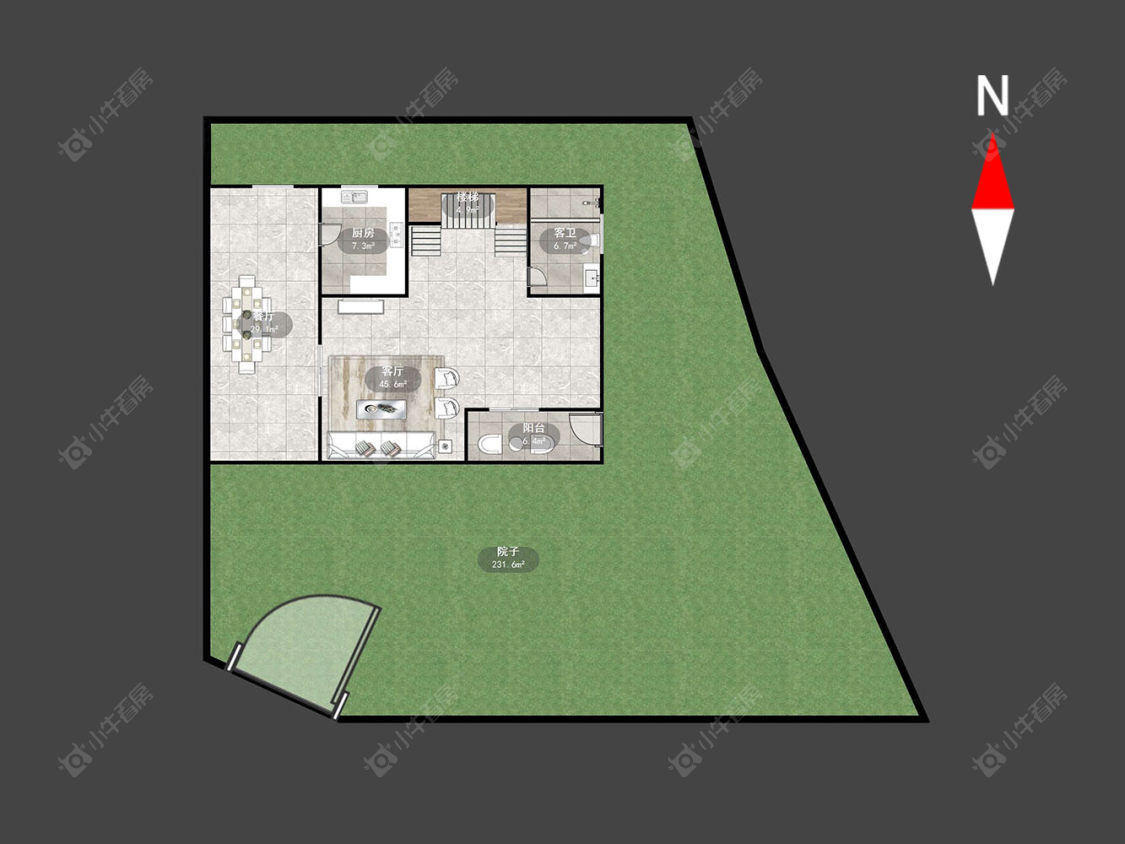常州翠竹别墅居在售二手房源户型图_小牛看房