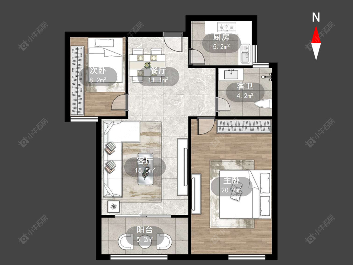 城东花园房源户型图 常州城东花园在售二手房源户型图_小牛看房