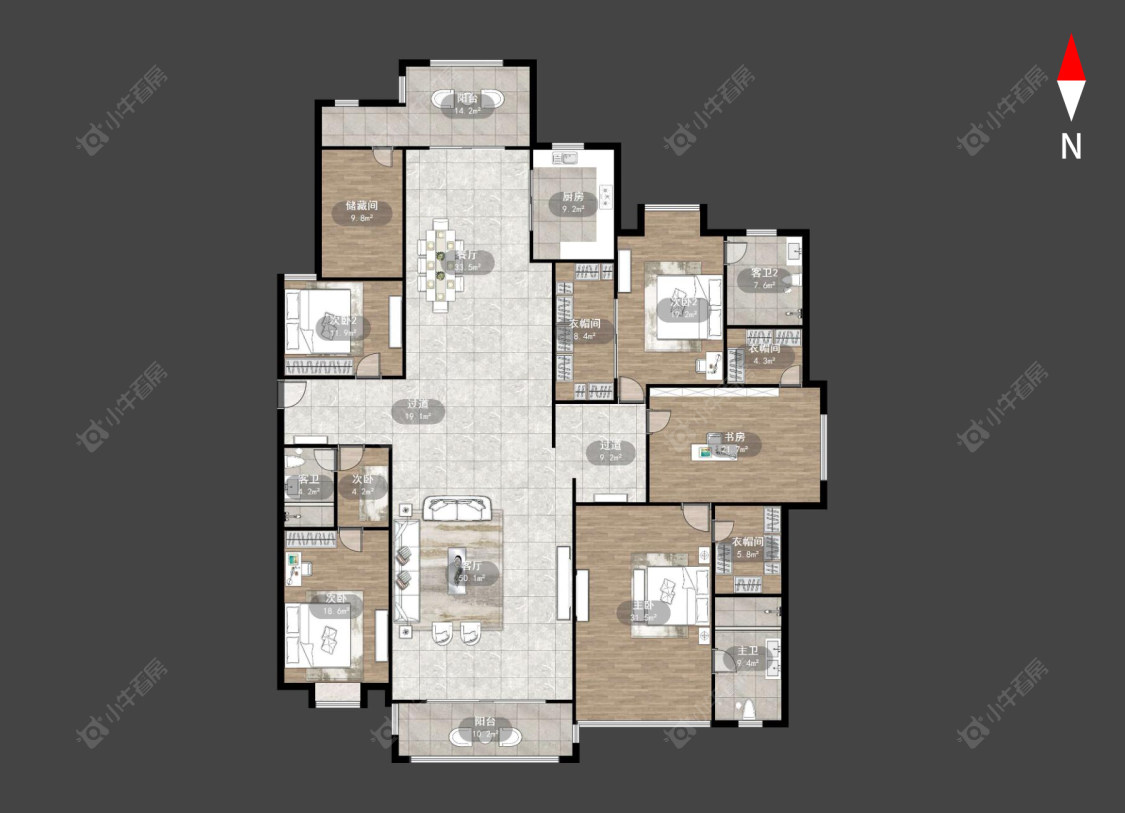 银河湾明苑二期房源户型图 常州银河湾明苑二期在售二手房源户型图_小牛看房