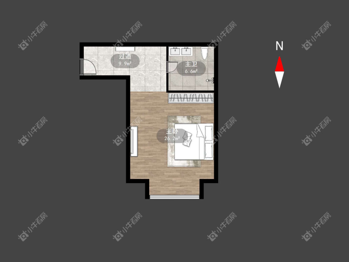 荣盛曼哈顿广场房源户型图 常州荣盛曼哈顿广场在租房源户型图_小牛看房