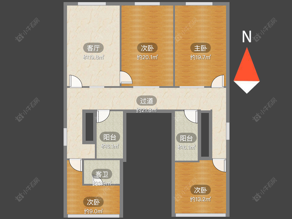 常州马公桥村在售二手房源户型图_小牛看房