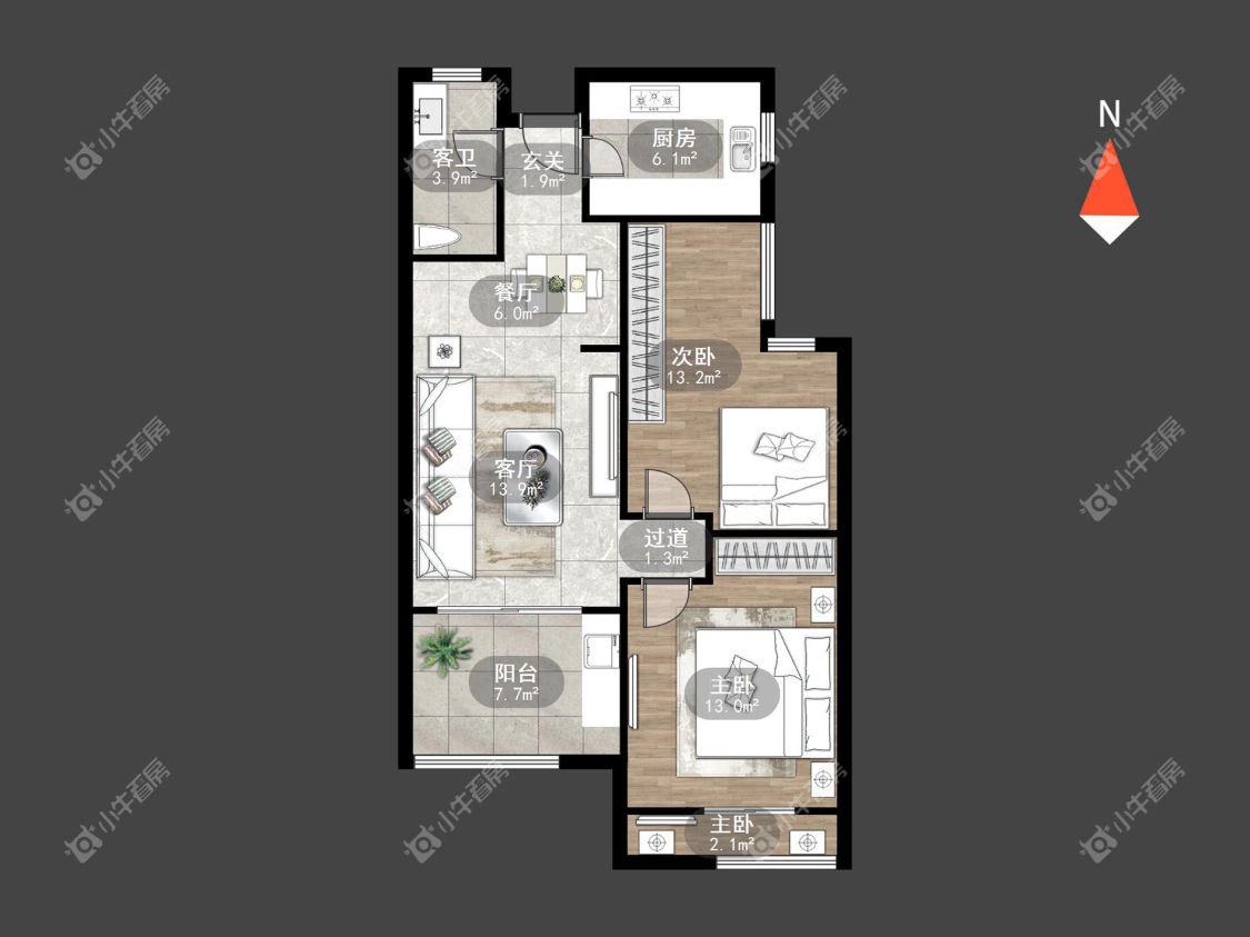 常州绿地香颂花园在租房源_小牛看房