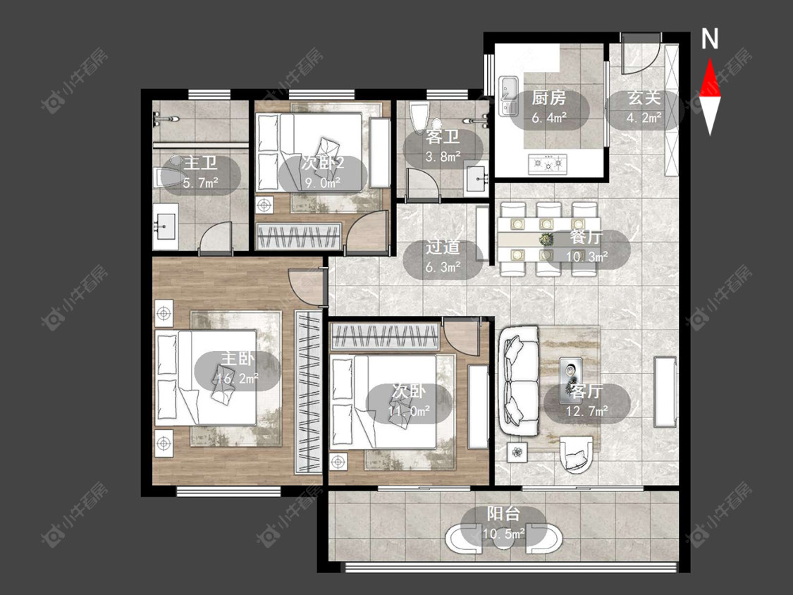 常州大明丰泰苑在售二手房源户型图_小牛看房