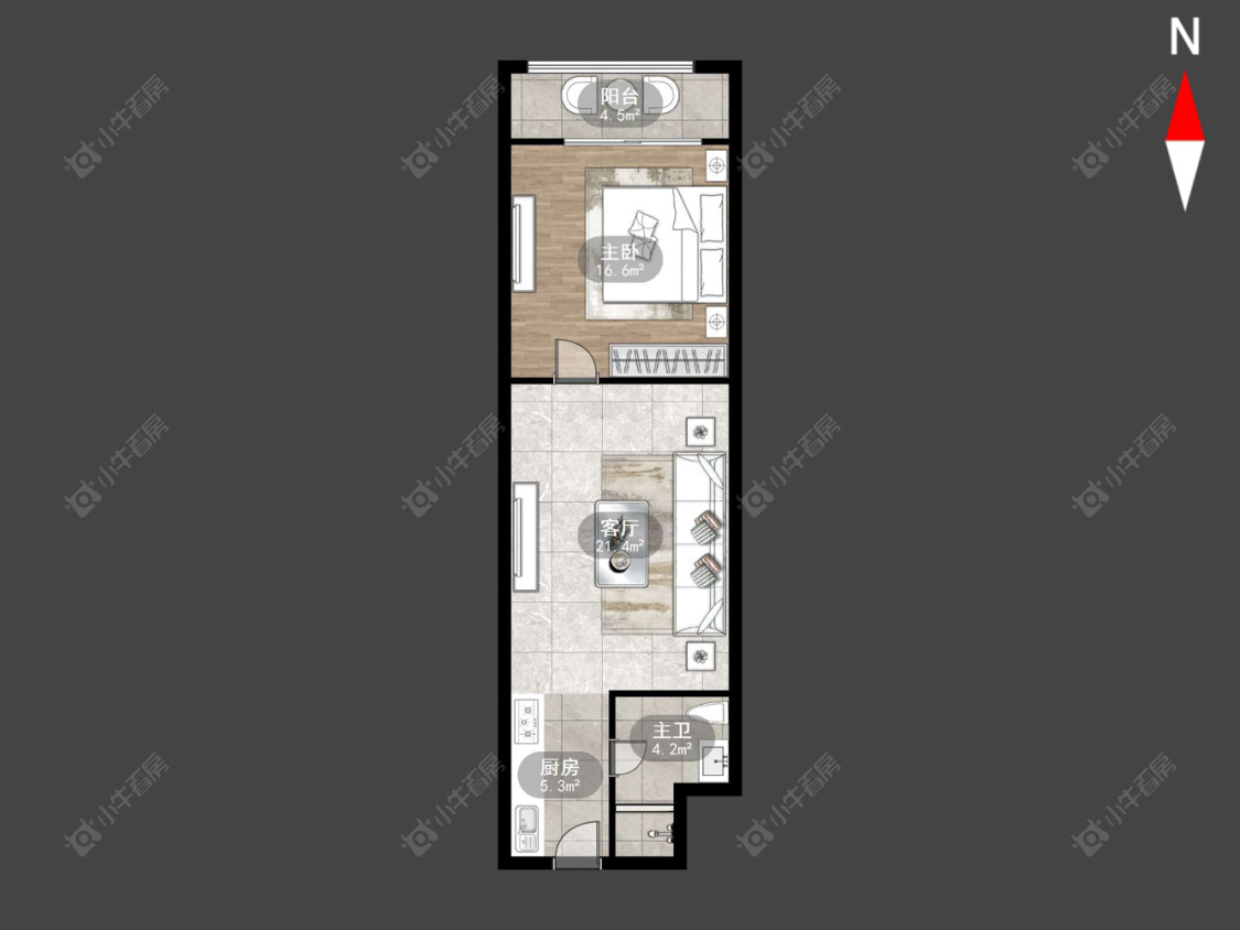 常州运河天地在售二手房源户型图_小牛看房
