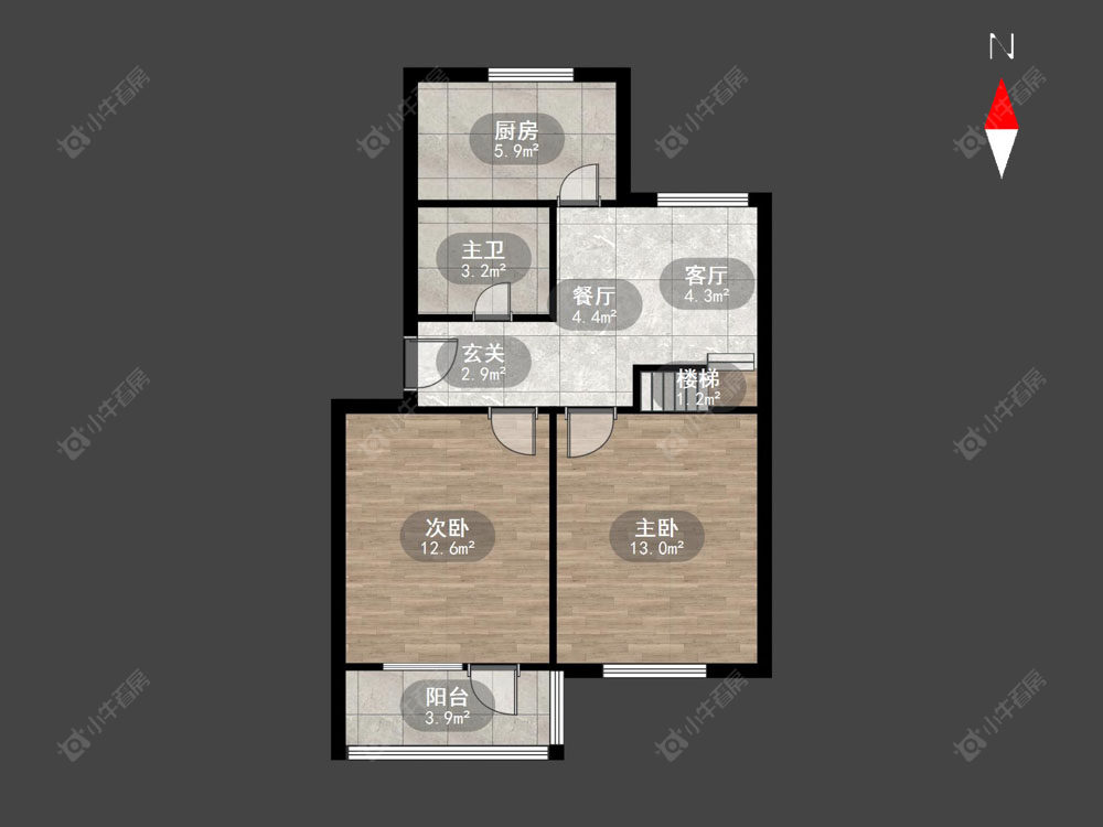 盘龙苑西区房源户型图 常州盘龙苑西区在售二手房源户型图_小牛看房