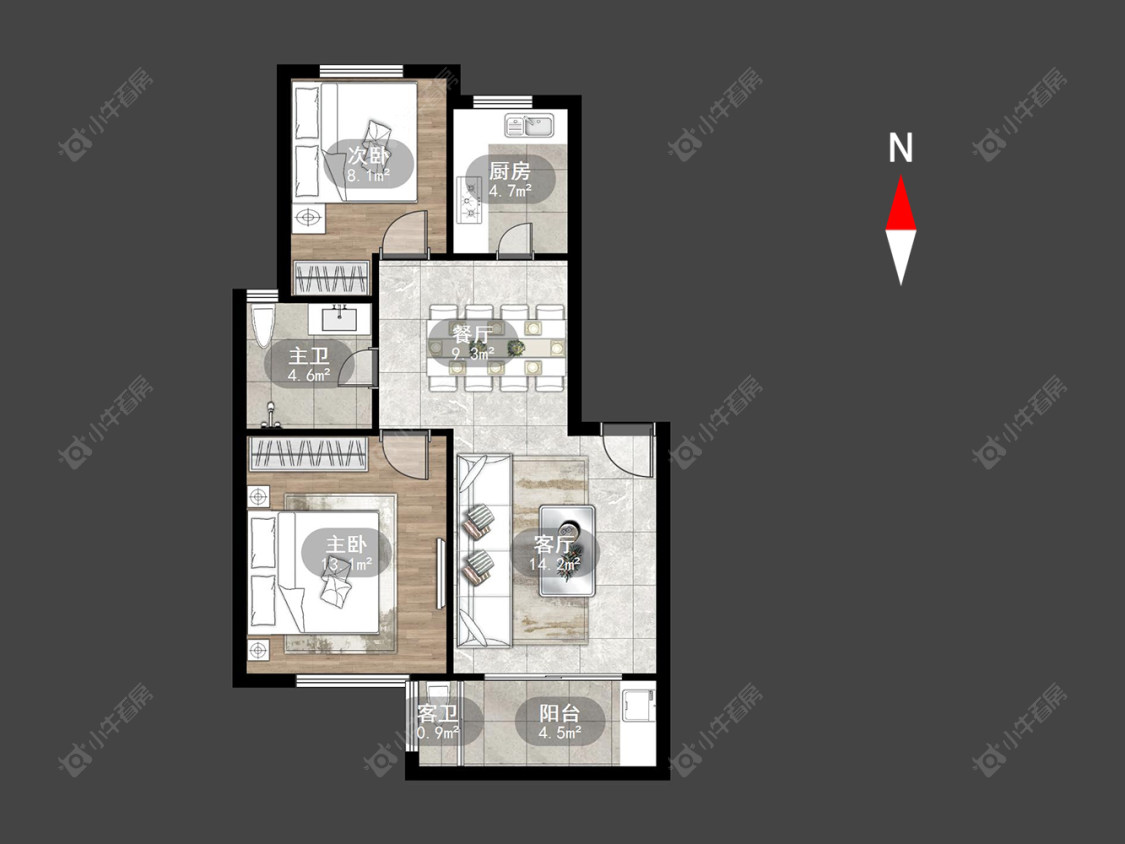 新景花苑二期房源室内图 常州新景花苑二期在售二手房源室内图_小牛看房