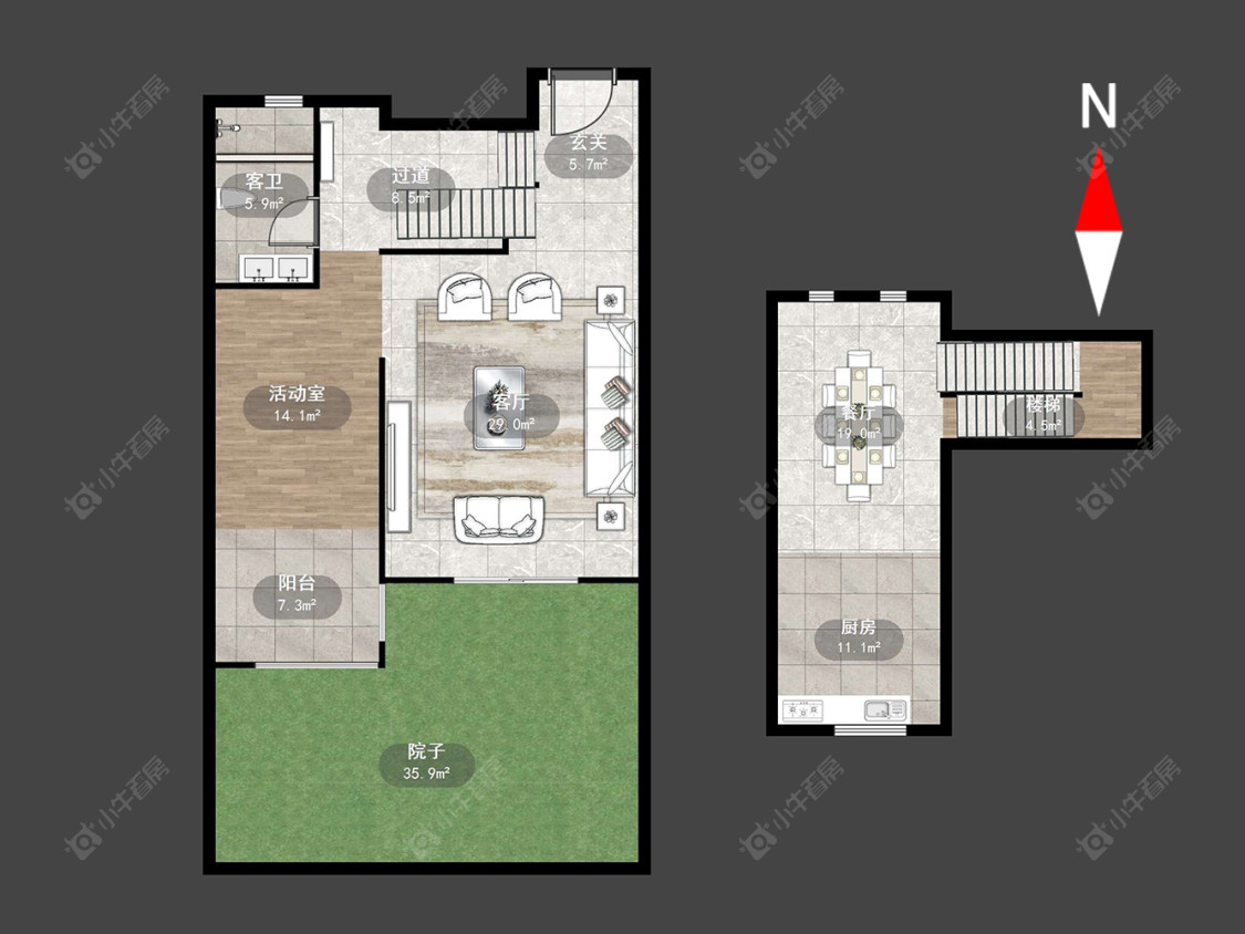 美林国际村房源户型图 常州美林国际村在售二手房源户型图_小牛看房