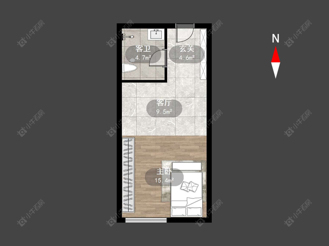 常州港龙尚层在售二手房源户型图_小牛看房