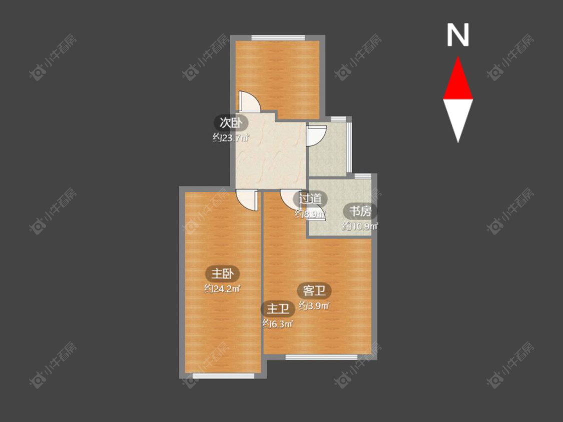 常州金地天际在售二手房源户型图_小牛看房
