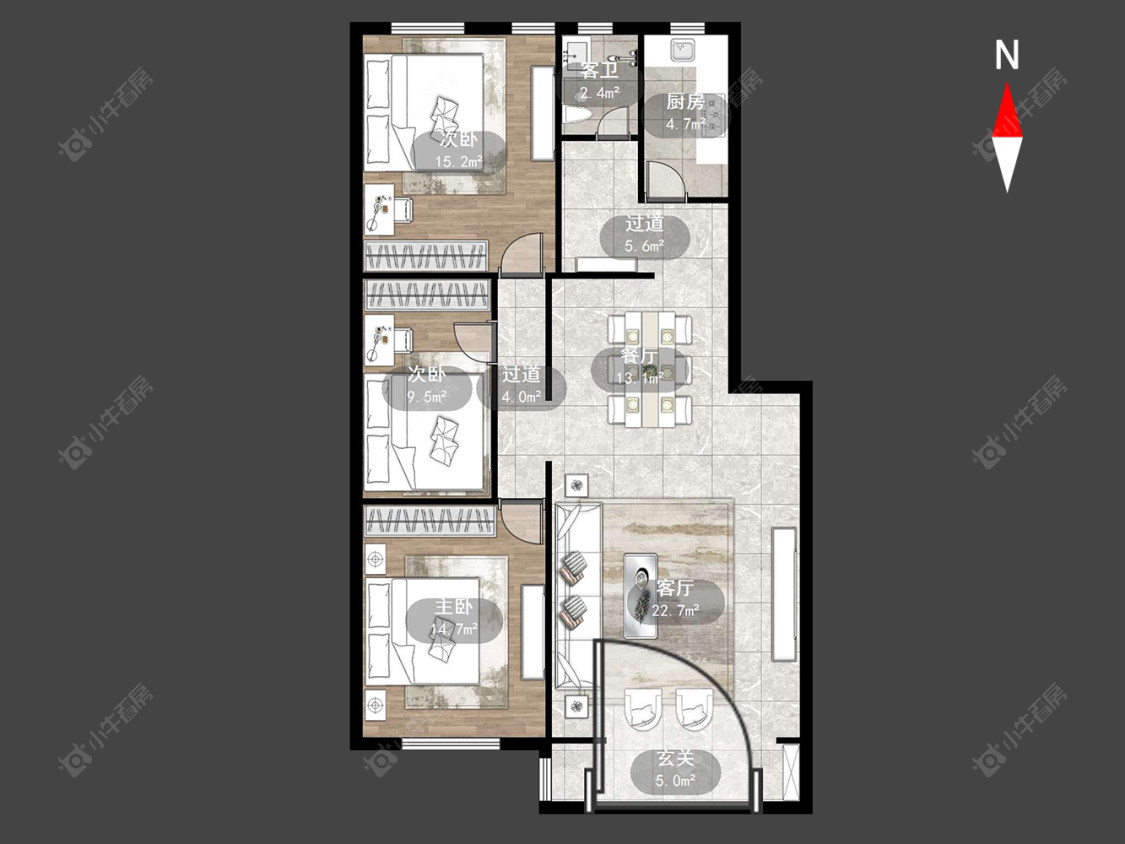 常州横芙商务广场在售二手房源户型图_小牛看房