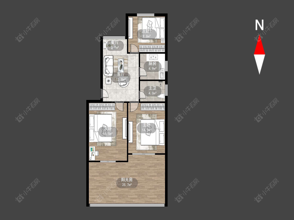 河海新村房源户型图 常州河海新村在售二手房源户型图_小牛看房