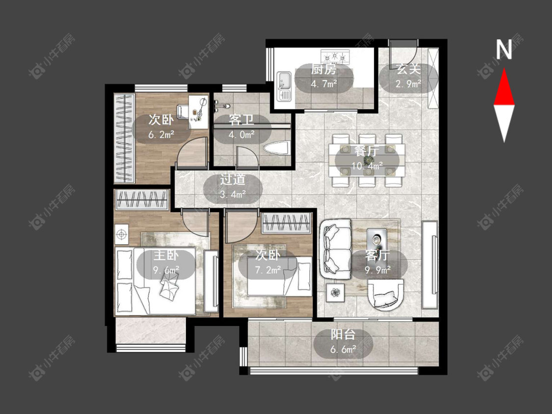 美的金科公园天下房源户型图 常州美的金科公园天下在售二手房源户型图_小牛看房