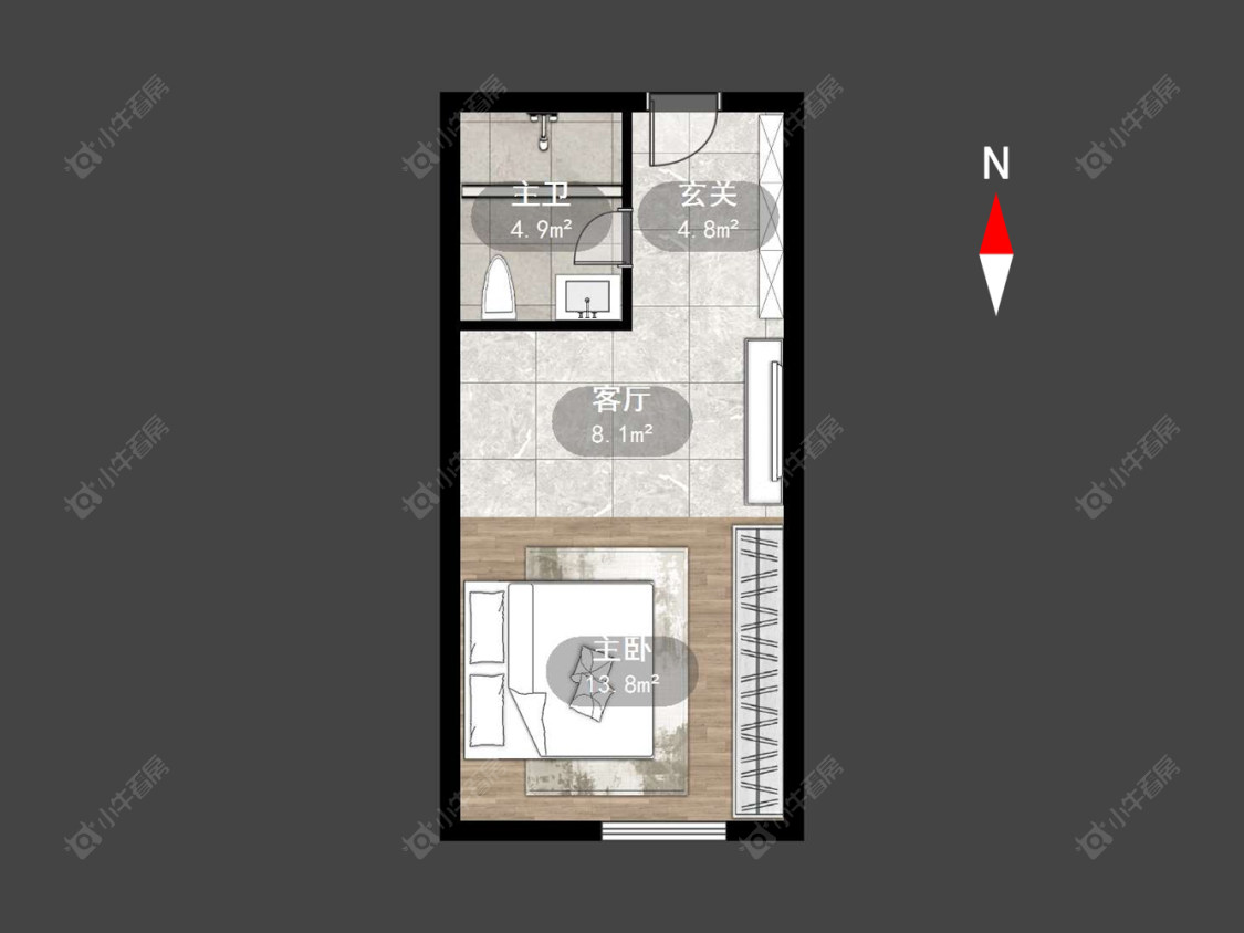 新龙江城市广场房源户型图 常州新龙江城市广场在售二手房源户型图_小牛看房