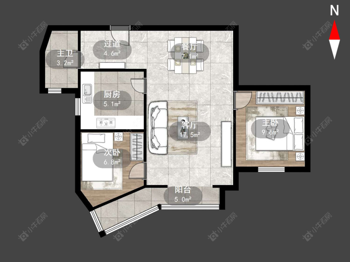 常州名骏家园在售二手房源户型图_小牛看房