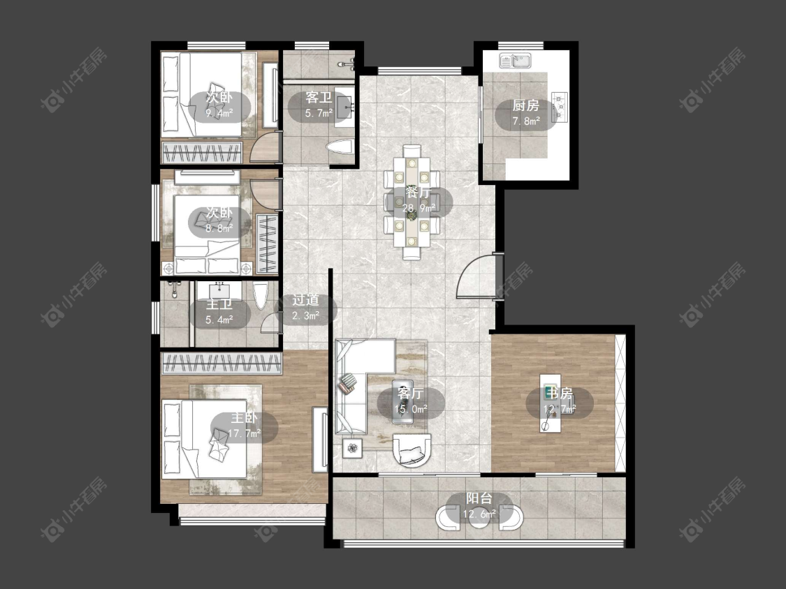 丹阳桃源里在售二手房源户型图_小牛看房